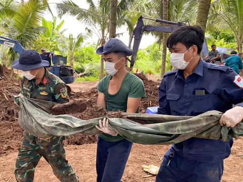 Tỉnh Đồng Tháp: Đội K91 tìm kiếm, quy tập 44 bộ hài cốt liệt sĩ tại xã Tân Thành