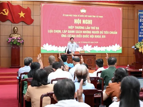 Tây Ninh công bố 25 ứng cử viên đại biểu Quốc hội khóa XVI