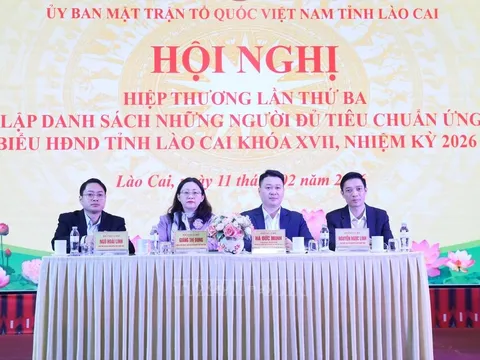 Công bố danh sách 18 người ứng cử đại biểu Quốc hội khóa XVI tại Lào Cai