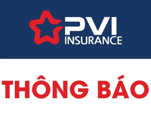 Công ty Bảo hiểm PVI Bắc Trung Bộ - Thông báo mất ấn chỉ năm 2025 ( Lần 1 )