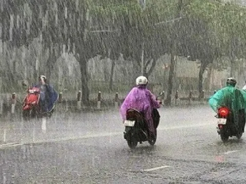 Chiều tối nay, miền Bắc đón đợt mưa lớn sau những ngày nắng nóng