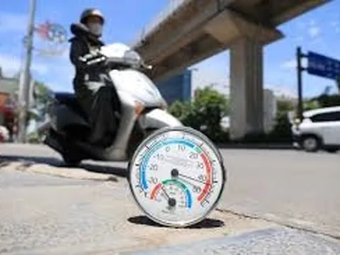 Nắng nóng mở rộng ở Bắc Bộ, miền Trung có nơi vượt ngưỡng 40°C