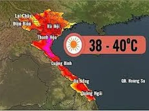 Miền Bắc sắp chấm dứt đợt nắng nóng, tối 25/6 xuất hiện mưa giông