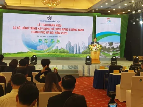 Hà Nội: Vinh danh 87 cơ sở, công trình xây dựng sử dụng năng lượng xanh năm 2025