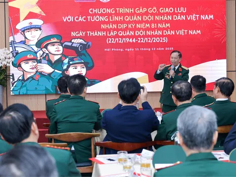 Gặp mặt các tướng lĩnh, cựu chiến binh nhân kỷ niệm 81 năm Ngày thành lập Quân đội Nhân dân Việt Nam