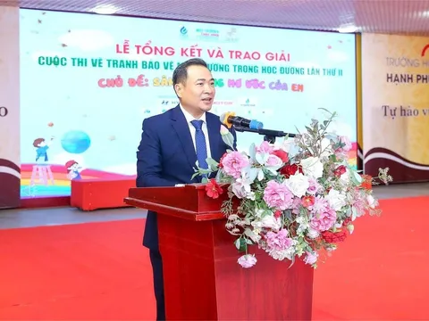 Trao giải Cuộc thi vẽ tranh Bảo vệ môi trường trong học đường lần thứ II