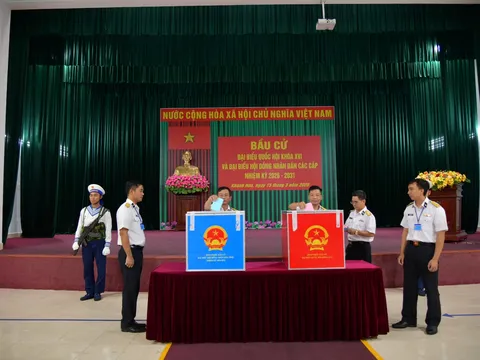 Vùng 4 Hải quân, 100% cử tri tham gia bầu cử an toàn, đúng luật