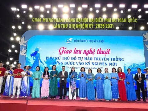 Hà Nội: Giao lưu nghệ thuật chào mừng thành công Đại hội đại biểu phụ nữ toàn quốc lần thứ XIV