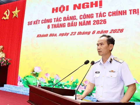 Học viện Hải quân hoàn thành tốt nhiệm vụ công tác Đảng, công tác chính trị 6 tháng đầu năm 2026