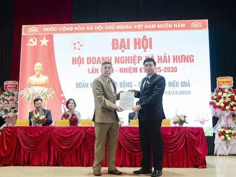 Đại hội Đại biểu Hội Doanh nghiệp xã Hải Hưng lần thứ nhất, nhiệm kỳ 2025–2030