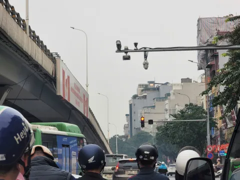 Từ hôm nay, Hà Nội xử lý vi phạm giao thông từ camera AI