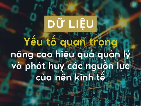 Dữ liệu là nguồn lực cốt lõi, chiến lược cho phát triển bền vững