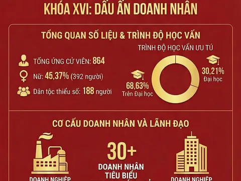 Điểm tên lãnh đạo doanh nghiệp ứng cử đại biểu Quốc hội khóa XVI