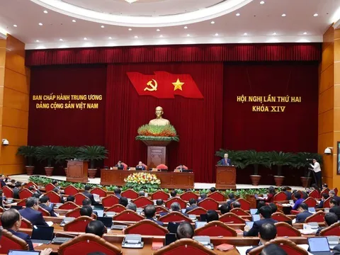 Thông cáo báo chí ngày làm việc thứ nhất Hội nghị Trung ương 2 khoá XIV