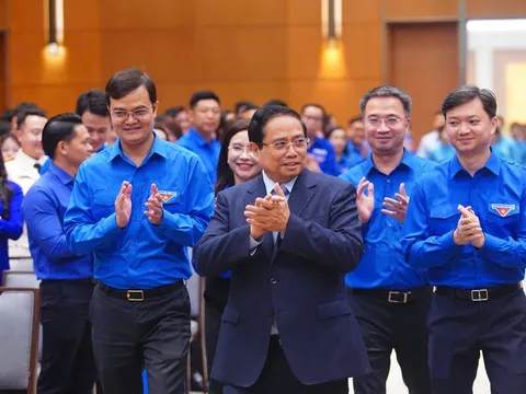 Thủ tướng Phạm Minh Chính gặp mặt Gương mặt trẻ và cán bộ Đoàn tiêu biểu