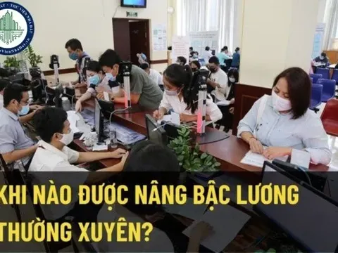 Quy định xét nâng lương thường xuyên với viên chức
