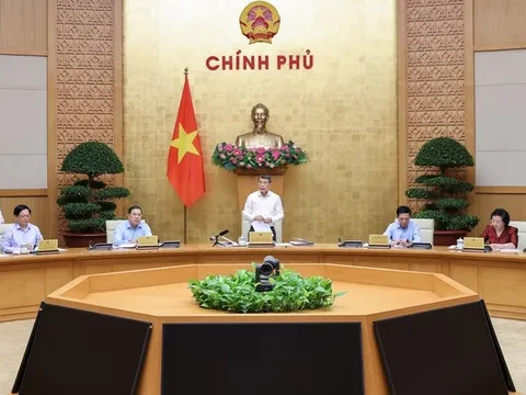 Thủ tướng Lê Minh Hưng chủ trì cuộc họp của Thường trực Đảng ủy Chính phủ và Thường trực Chính phủ