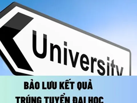 Điều kiện và thời hạn bảo lưu kết quả trúng tuyển đại học