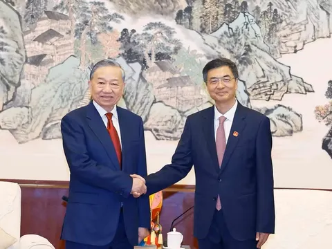 Tổng Bí thư, Chủ tịch nước Tô Lâm tiếp Bí thư Quảng Tây, Trung Quốc