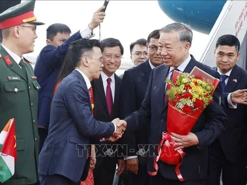 Tổng Bí thư, Chủ tịch nước Tô Lâm bắt đầu thăm cấp Nhà nước Cộng hòa Ấn Độ