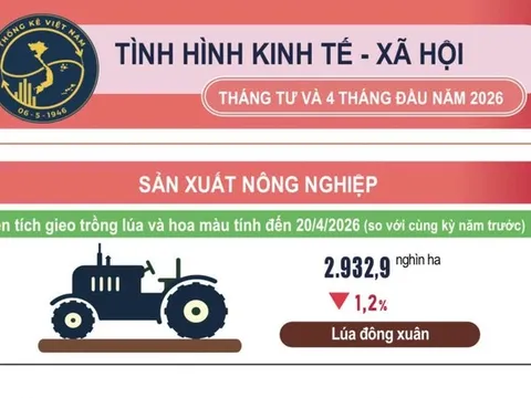 Một số vấn đề nổi bật về tình hình kinh tế-xã hội 4 tháng đầu năm 2026 cần lưu tâm