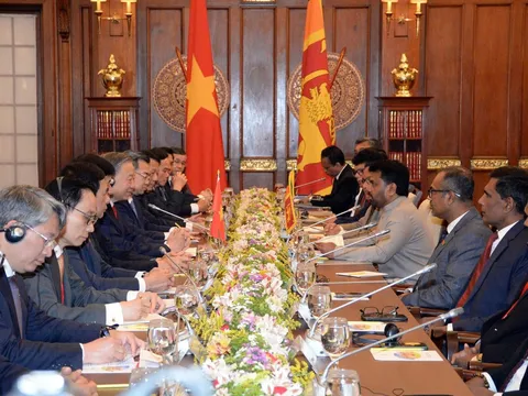 Tổng Bí thư, Chủ tịch nước Tô Lâm hội đàm với Tổng thống Sri Lanka Anura Kumara Dissanayake