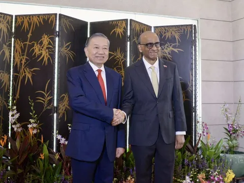 Tổng Bí thư, Chủ tịch nước Tô Lâm hội đàm với Tổng thống Singapore Tharman Shanmugaratnam