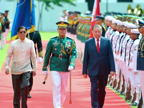 Lễ đón cấp Nhà nước Tổng Bí thư, Chủ tịch nước Tô Lâm và Phu nhân tại Philippines