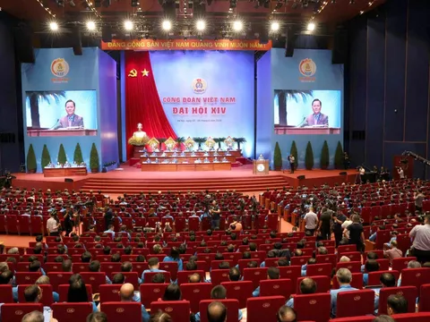 Khai mạc trọng thể Đại hội lần thứ XIV Công đoàn Việt Nam