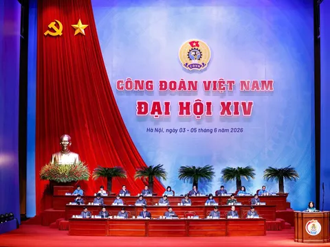 Hôm nay, khai mạc Đại hội XIV Công đoàn Việt Nam, nhiệm kỳ 2026-2031