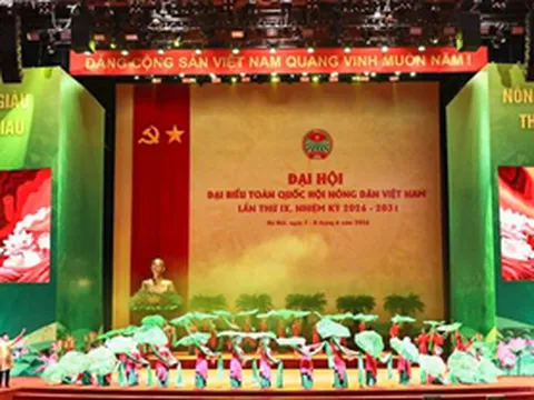 Gần 600 đại biểu dự Đại hội toàn quốc Hội Nông dân Việt Nam lần thứ IX