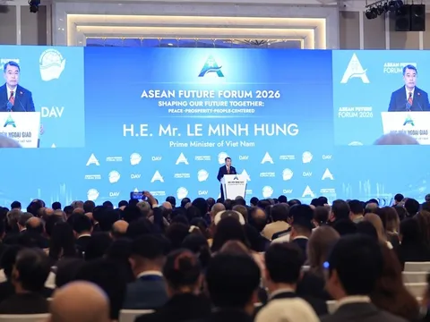 Thủ tướng Lê Minh Hưng dự và phát biểu tại phiên khai mạc Diễn đàn Tương lai ASEAN 2026