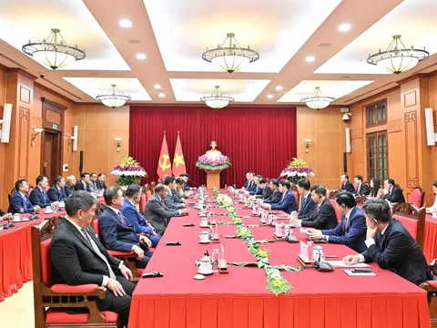 Đồng chí Thường trực Ban Bí thư Trần Cẩm Tú tiếp các chính đảng các nước Đông Nam Á