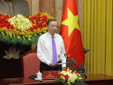 Tổng Bí thư, Chủ tịch nước Tô Lâm phát biểu tại buổi gặp mặt 100 tấm gương tiêu biểu của Chương trình "Việc tử tế"