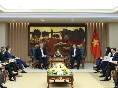 Phó Thủ tướng Thường trực Phạm Gia Túc tiếp đại diện Tập đoàn CIP
