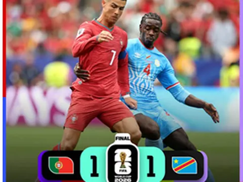 Kết quả World Cup 2026 hôm nay: Bồ Đào Nha vs Congo hòa 1-1, Anh thắng Croatia 4-2