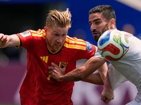 Kết quả World Cup 2026 hôm nay: Iran cầm hòa Bỉ, dù hơn người trên sân
