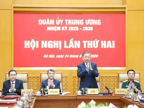Tổng Bí thư, Chủ tịch nước Tô Lâm chủ trì Hội nghị Quân ủy Trung ương