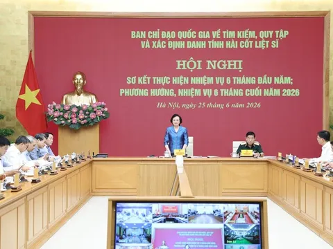 Chiến dịch hành trình tri ân đã tìm kiếm, quy tập được 1.255 hài cốt liệt sĩ