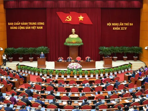 Thông cáo báo chí về ngày làm việc thứ hai Hội nghị Trung ương 3 khoá XIV