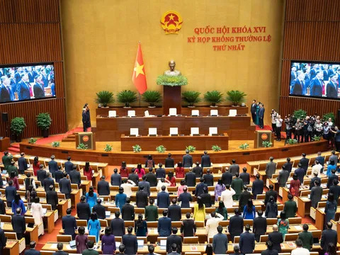 Khai mạc Kỳ họp không thường lệ lần thứ Nhất, Quốc hội khóa XVI
