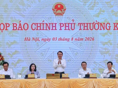 Họp báo Chính phủ thường kỳ tháng 7/2026: Các chỉ số cơ bản về kinh tế - xã hội, thu ngân sách, xuất khẩu đều tăng