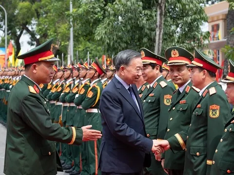Tổng Bí thư, Chủ tịch nước Tô Lâm thăm và làm việc với Sư đoàn 308: Chúng ta phải chủ động chuẩn bị lực lượng từ thời bình