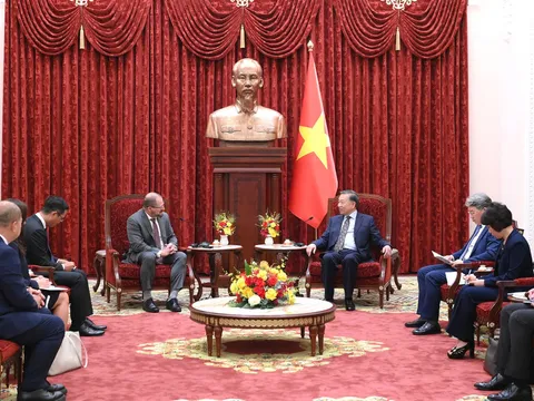 Tổng Bí thư, Chủ tịch nước Tô Lâm tiếp Chủ tịch kiêm Tổng Giám đốc Điều hành Tập đoàn Qualcomm