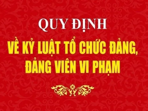 Bộ Chính trị ban hành Quy định 212 về kỷ luật tổ chức đảng, đảng viên vi phạm