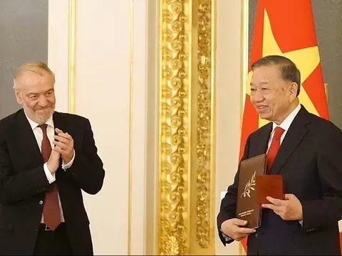Tổng Bí thư, Chủ tịch nước Tô Lâm nhận Giải thưởng Hòa bình Quốc tế Lev Tolstoy năm 2026 tại Liên bang Nga