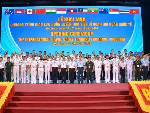 12 quốc gia tham gia Giao lưu Huấn luyện sĩ quan Hải quân quốc tế INCATEP 2026 tại Việt Nam