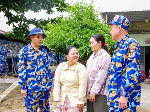Học viện Hải quân hỗ trợ xây nhà cho gia đình chính sách tại Khánh Hòa