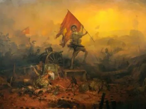 Lần đầu trưng bày tranh sơn dầu kích thước lớn về chiến thắng Điện Biên Phủ