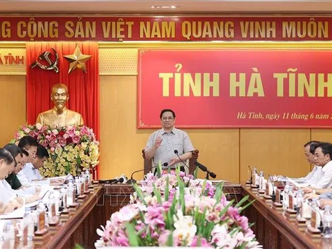 Thủ tướng Phạm Minh Chính: Cần phát huy năng lực, trí tuệ, ý chí, bản lĩnh của con người Hà Tĩnh để vươn lên